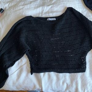 Zara Crochet Sweater